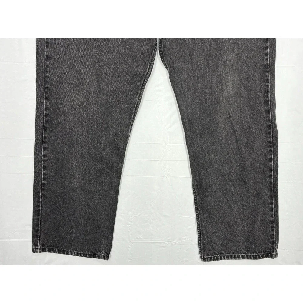 Levi's‎ 505 Straight Leg Jeans Mens Gray Denim Cotton Regular Fit Outdoor 38x29